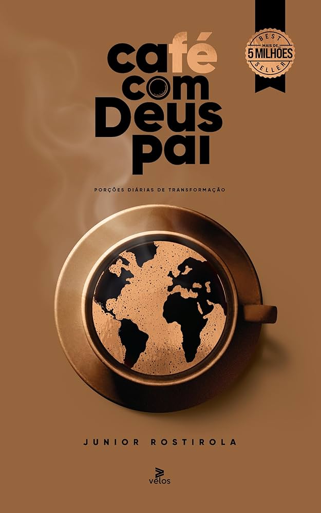 Capa do livro Café com Deus Pai, de Junior Rostirola