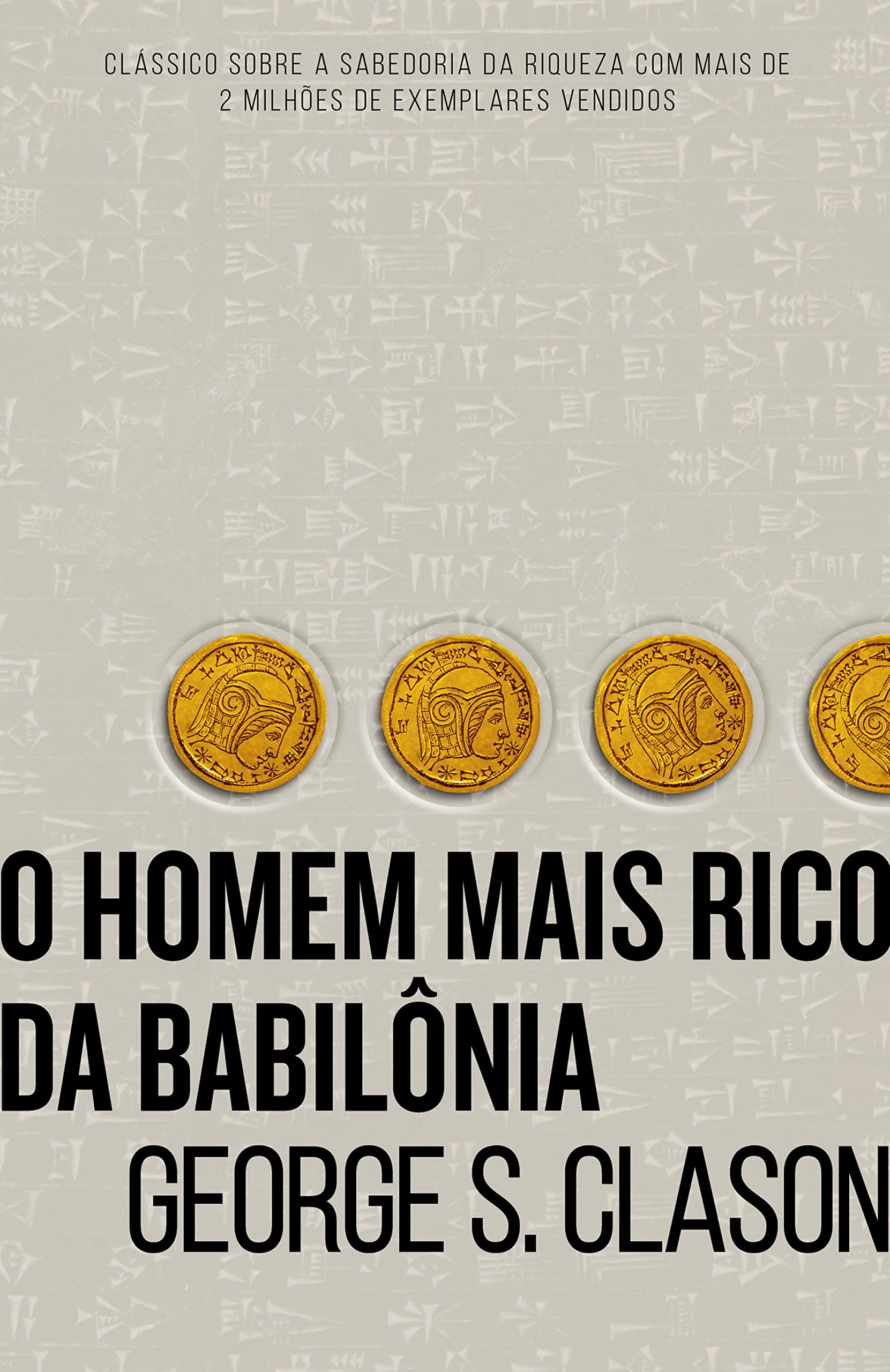 Capa do livro O Homem mais rico da Babilônia , de George S Clason